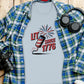 Patriotic T-Shirt, Lit Since 1776 Shirt, 4th of July Firework Shirt, Independence Day Tee, USA Pride, American Flag Shirt