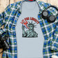 Lit for Liberty T-Shirt, Statue of Liberty Graphic Tee, 4th of July Shirt, Patriotic USA Tee, Independence Day Shirt
