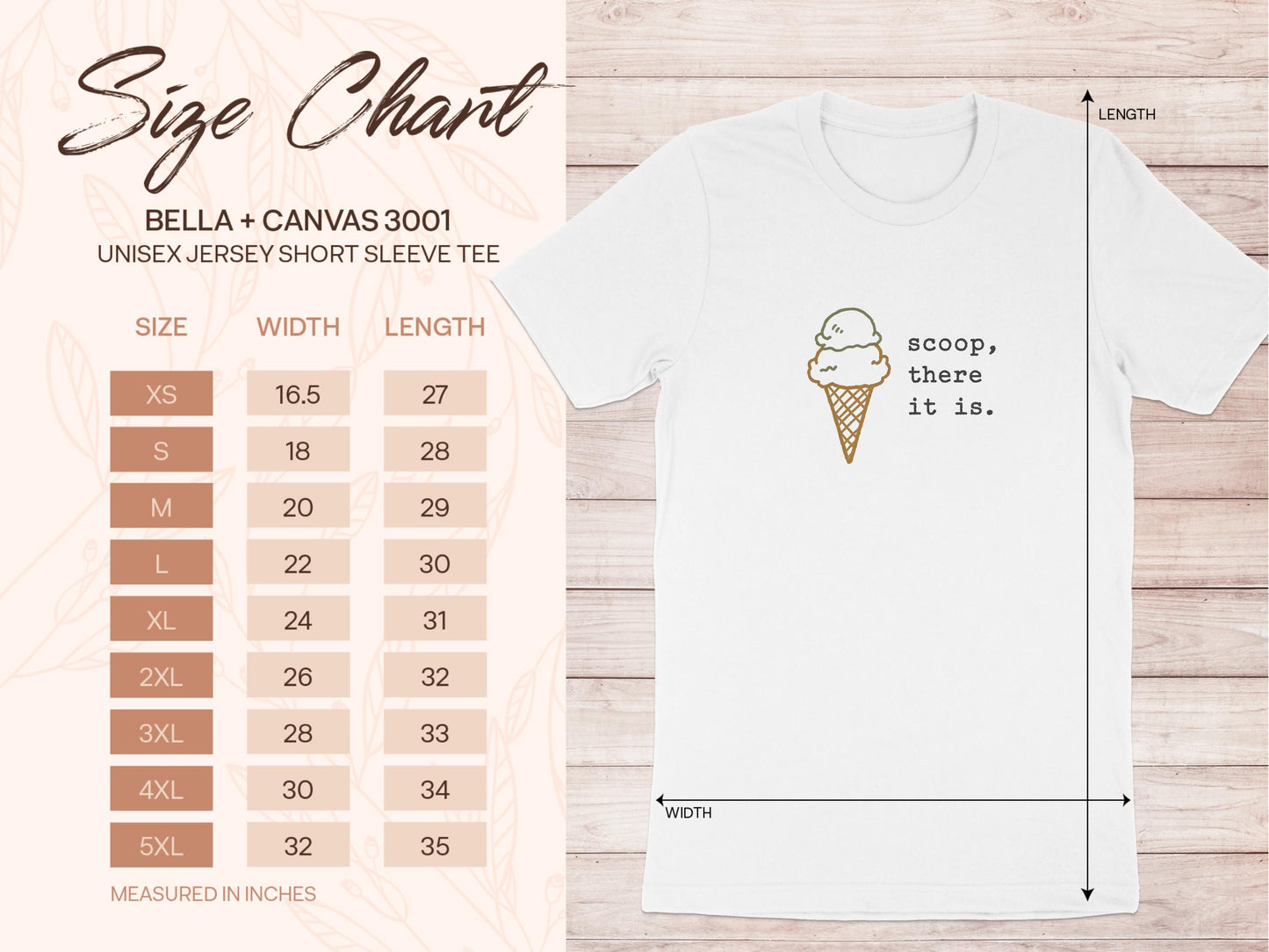 Funny Ice Cream Graphic Tee, Unisex White T-Shirt with Cute Ice Cream Cone Design, Casual Summer Graphic Tee, Scoop There It Is Shirt