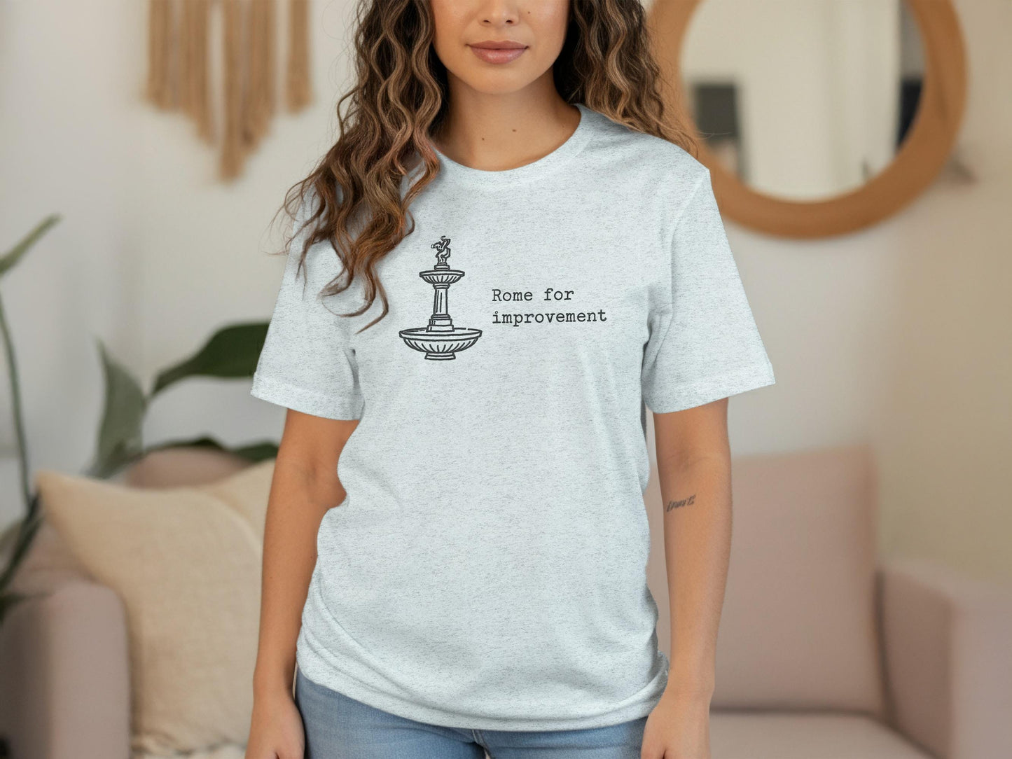 Chess Pun T-Shirt, Rome for Improvement Tee, Funny Chess Shirt, Unique Chess Gift, Chess Lover Shirt, Funny Chess Player Shirt