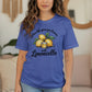 When Life Gives You Lemons Make Limoncello T-Shirt, Funny Lemon Graphic Tee, Cute Casual Shirt for Women, Trendy Summer Top