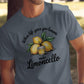 When life gives you lemons make limoncello shirt, funny lemon t shirt, witty graphic tee, humor quote shirt, novelty gift tee