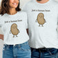 Funny Matching Couple T-Shirts, Just a Human Bean Graphic Tees, Cute Novelty Shirts, Unique Gift Idea, Humorous Couples Outfits