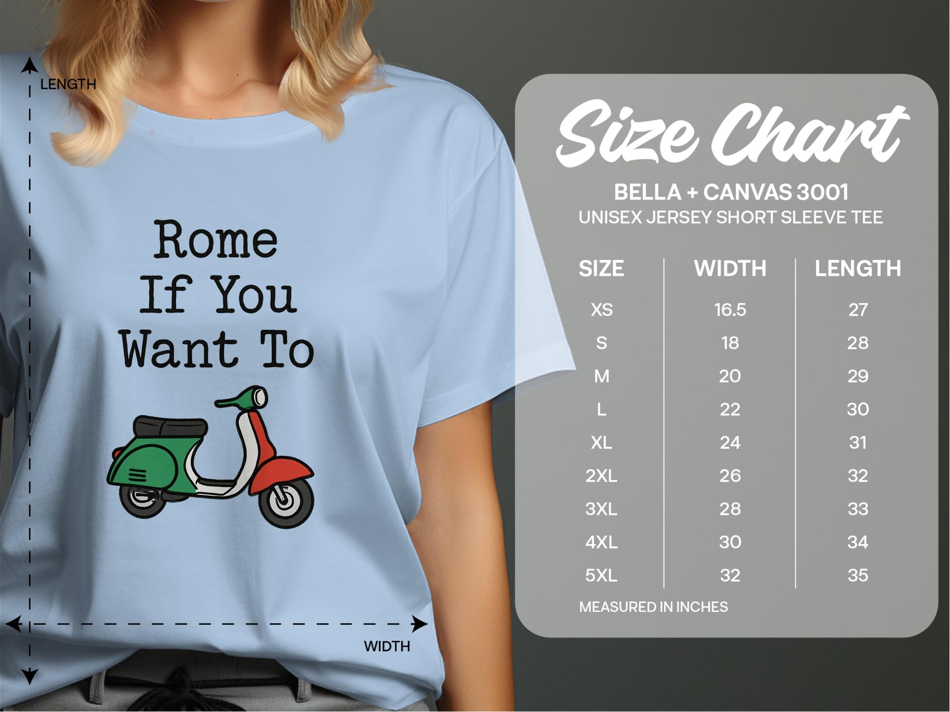 Rome If You Want To Vespa Scooter Graphic Tee, Retro Scooter Shirt, Travel Lover Gift, Adventure Awaits T-Shirt, Fun Travel Top
