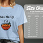 Funny Thai Food Lover Shirt, Thai Me Up Graphic Tee, Cute Noodle Bowl T-Shirt, Unisex Jersey Short Sleeve Tee, Thai Cuisine Gift