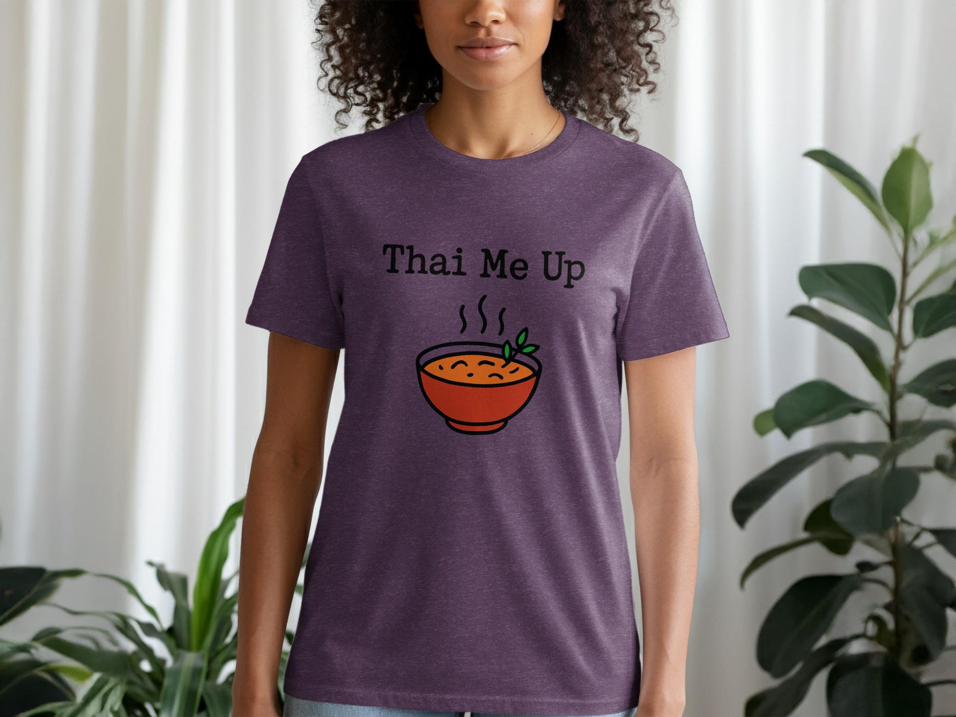 Thai Me Up T-Shirt, Cute Soup Bowl Graphic Tee, Funny Foodie Shirt, Casual Graphic Top, Perfect Gift for Food Lovers, Unisex Tee