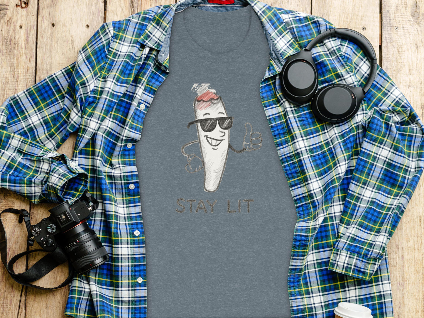 Funny Carrot Graphic TShirt, Stay Lit Shirt, Vegetable Theme Apparel, Cute Food Lover Gift, Unique Graphic Tee, Cool Casual Wear