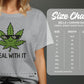 Deal With It Leaf Graphic Tee, Unisex Jersey Short Sleeve Shirt, Cool Casual Graphic T-Shirt, Funny Leaf Shirt, Relaxed Fit Tee