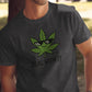 Deal With It T-Shirt, Cool Weed Leaf Shirt, Funny Marijuana Tee, Hipster Cannabis Top, Trendy Graphic Tee, Urban Outfit