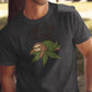 Funny Sloth T Shirt, Leaf Me Alone Graphic Tee, Cute Lazy Animal Print, Men&#39;s Casual Shirt, Comfortable Everyday Wear, Gift Idea