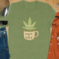 Wake and Bake Shirt, Cute Cannabis Coffee T-Shirt, Funny Marijuana Tee, Weed Lover Gift, Stoner Apparel, Coffee and Weed Shirt
