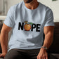 Nope Fruit Graphic Tee, Funny Orange T Shirt, Humorous Crowned Fruit Tee, Casual Wear Graphic Shirt, Comfortable Laugh Tee