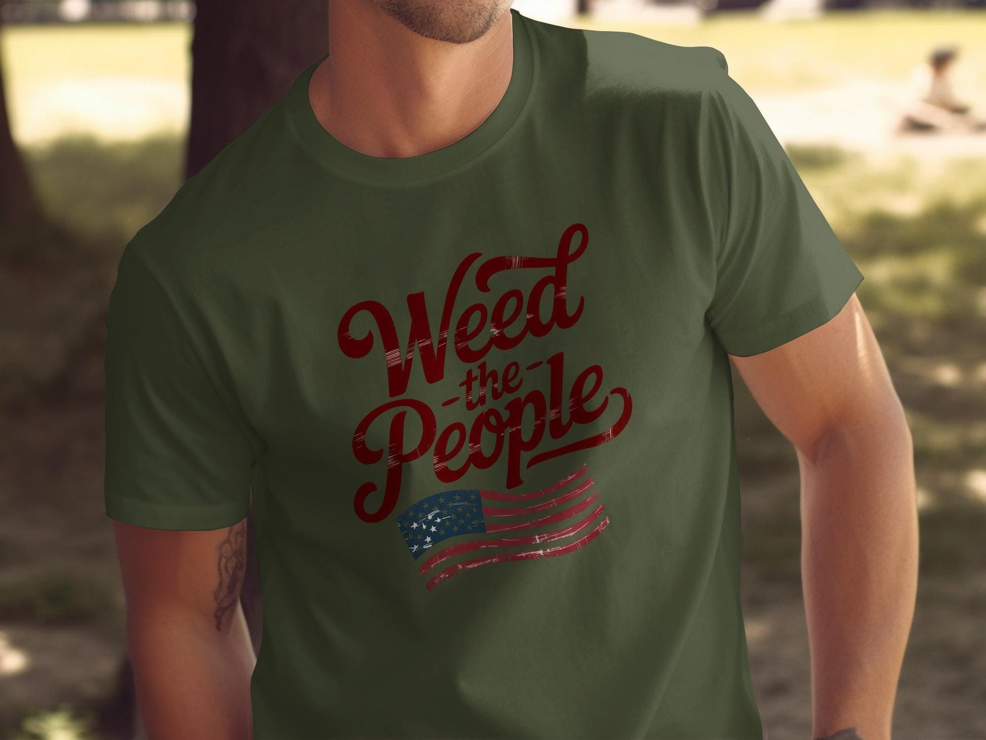 Weed the People Shirt, Patriotic Graphic Tee, Independence Day Shirt, American Flag Shirt, Funny USA Shirt, 4th of July Gift