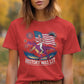 History Was Lit Dinosaur T-Shirt, Patriotic Graphic Tee, USA Flag Shirt, Funny American Shirt, 4th of July Shirt, Novelty Gift
