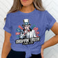 Patriotic Graphic Tee, Uncle Sam Droppin&#39; Truth Shirt, USA Independence Day Top, Vintage 1776 T-Shirt, 4th of July Graphic Tee