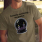 Currently Manifesting Vengeance T-Shirt, Spooky Halloween Crystal Ball Shirt, Occult Themed Graphic Tee, Witchy Goth Clothing