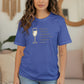 Brunch Without Champagne T-Shirt, Casual Funny Graphic Tee, Perfect Gift for Friends, Wine Lover Shirt, Women&#39;s Trendy Top