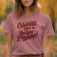 Celebrate Your Indica Pendence T Shirt, Cannabis Lovers Gift, Weed Enthusiast Tee, Stoner Apparel, Unique Marijuana Shirt, Funny Slogan