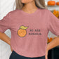 No Mas Naranja T-Shirt, Cute Graphic Tee, Spanish Slogan Shirt, Peachy Design Top, Women’s Casual Tee, Fun Printed Shirt