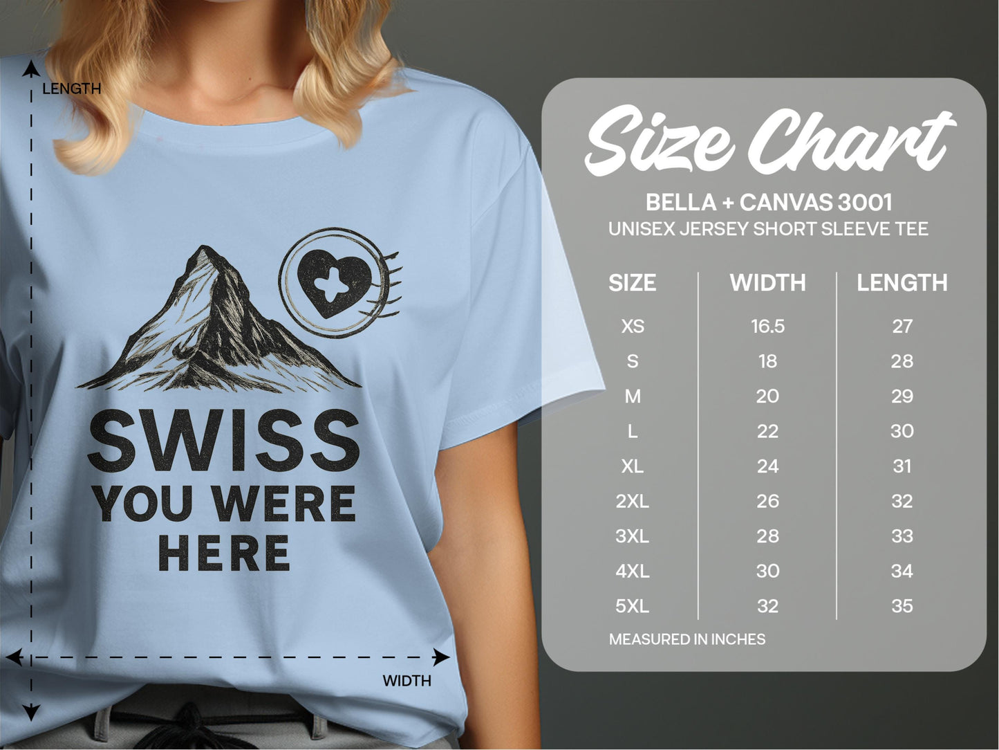 Swiss You Were Here Graphic Tee, Mountain Design Shirt, Nature Lover Gift, Unisex Short Sleeve, Adventure Travel Top