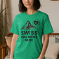 Swiss You Were Here T-shirt, Nature Inspired Shirt, Travel Souvenir Tee, Mountain Design, Perfect Gift for Adventure Lovers, Comfy Casual