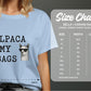 Alpaca My Bags Shirt, Funny Alpaca Graphic Tee, Travel Quote T-Shirt, Trendy Alpaca Shirt, Unisex Short Sleeve Tee
