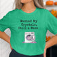 Washed My Crystals Still a Mess T-Shirt, Funny Laundry Shirt, Crystal Lover Gift, Quirky Graphic Tee, Cute Casual Top