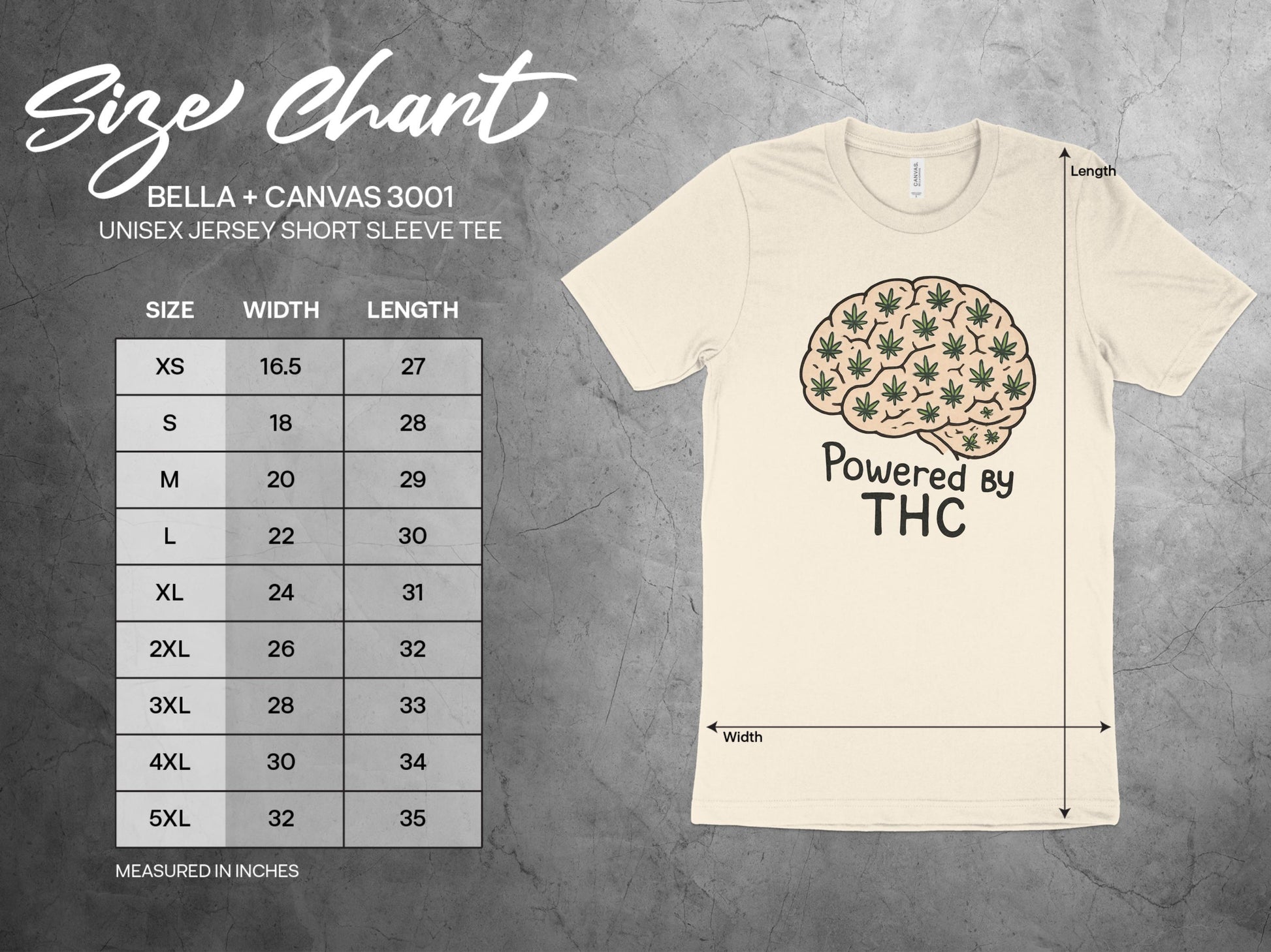 Powered by THC graphic T-shirt, cannabis lovers gift, unisex casual tee, funny weed shirt, stoner apparel, marijuana plant print