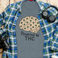 Powered by THC T-Shirt, Cannabis Brain Graphic Tee, Weed Enthusiast Shirt, Marijuana Lover Gift, Funny Stoner Apparel, Cannabis Gifts