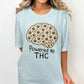 Powered by THC shirt, Cannabis brain design, Weed lovers gift, Marijuana humor tee, Funny stoner apparel, Cannabis enthusiast shirt