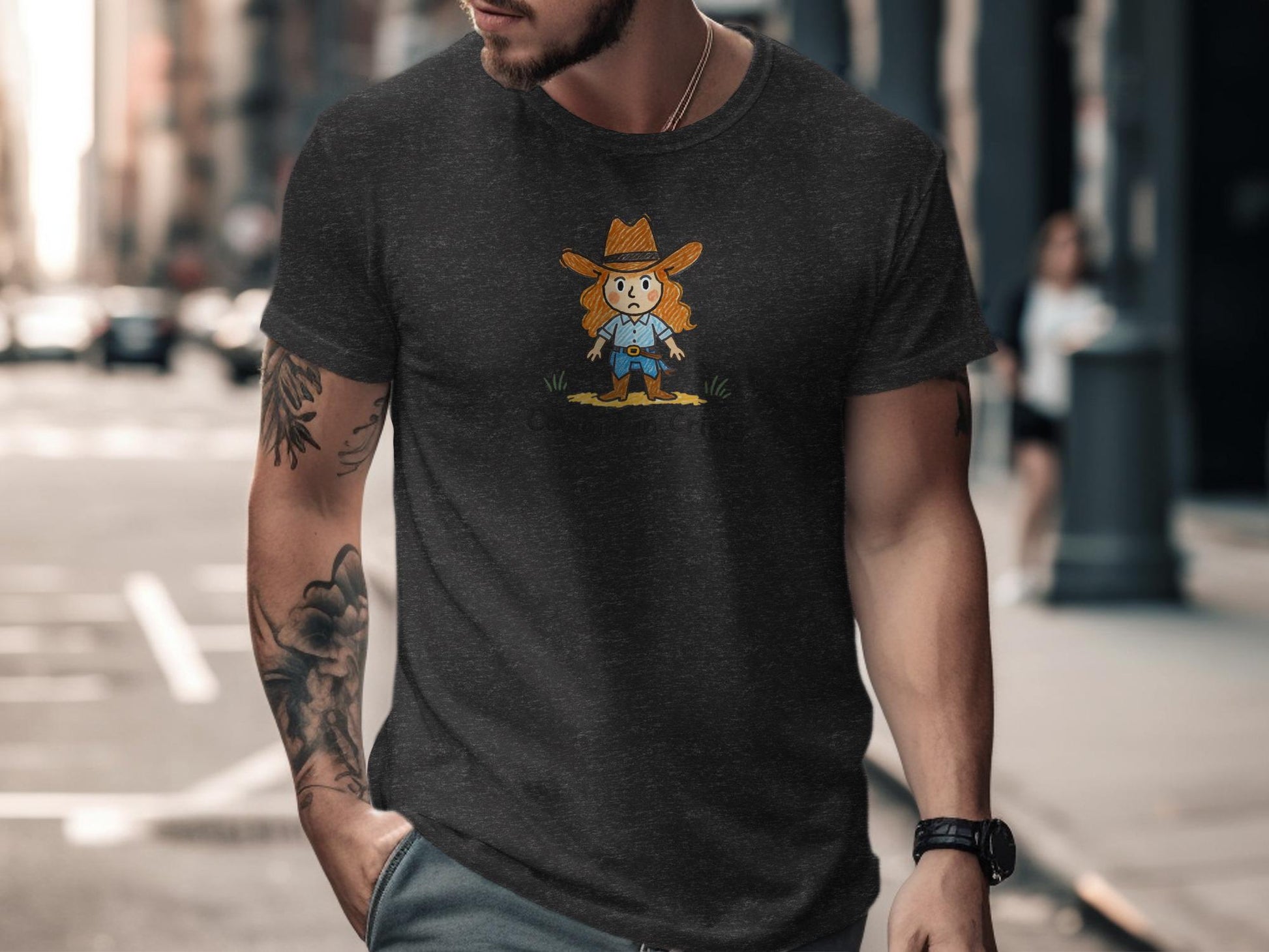 Scarecrow Graphic T-Shirt, Casual Men&#39;s Tee, Fun Novelty Print Shirt, Autumn Theme Top, Everyday Wear, Street Style Clothing
