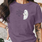 My Therapist Ghosted Me T-Shirt, Funny Ghost Shirt, Halloween Tee, Spooky Season Top, Ghost Lover Gift, Humorous Ghostly Apparel
