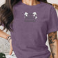 Purple Mushroom Graphic Tee, Cute Fungi Shirt, Funny Seasonal Top, Casual Graphic T-Shirt, Trendy Mushroom Lovers Gift, Fall Fashion Tee