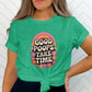 Good Poops Take Time Shirt, Funny Graphic Tee, Humorous Saying T-Shirt, Novelty Gift for Friends, Comfy Casual Top