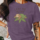 Sloth T-Shirt, Leaf Me Alone Shirt, Cute Graphic Tee, Funny Sloth Shirt, Humorous Animal Shirt, Sloth Lover Gift, Relaxation Tee