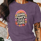 Graphic tee shirt, Good Poops Take Time shirt, Funny saying shirt, Inspirational message tee, Cute floral rainbow design tee