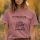 Overthinking T-Shirt, A Sport A Lifestyle A Curse, Cute Brain on Treadmill Graphic Tee, Funny Mental Health Awareness Shirt