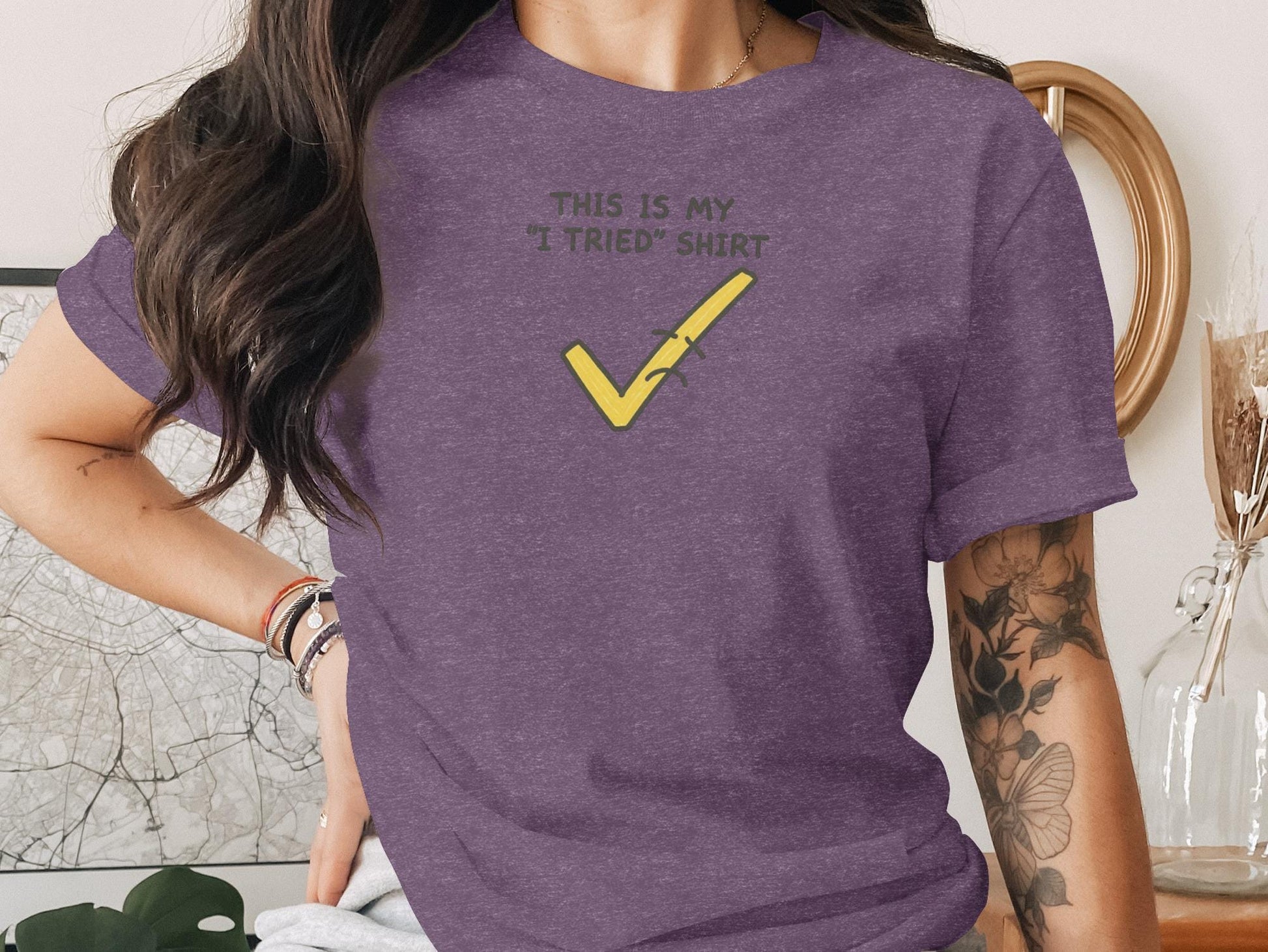 This Is My I Tried Shirt, Motivational Graphic Tee, Funny Inspirational Shirt, Casual Outfit Top, Unisex Humor T-Shirt