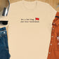 Fun Graphic T-Shirt, Not a Red Flag Just Color Coordinated Shirt, Trendy Casual Tee, Unique Quote Shirt for Everyday Wear