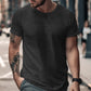 Cool Charcoal Gray Minimalist T-Shirt for Men, Casual Urban Streetwear Fashion, Simple and Stylish Everyday Men&#39;s Tee